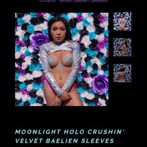 Freedome Rave Wear Velvet Baelien Sleeves S/M